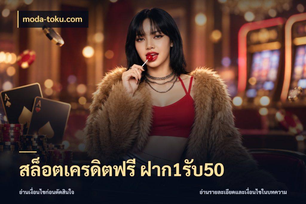 สล็อตเครดิตฟรี ฝาก1รับ50 จับประเด็นยอดรับก่อนเลือกความสนุก ในมุม moda-toku.com