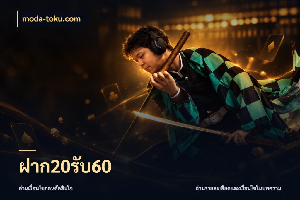ฝาก20รับ60 โปรกับเกมที่ชอบเลือกให้ตรงสไตล์ สไตล์ moda-toku.com