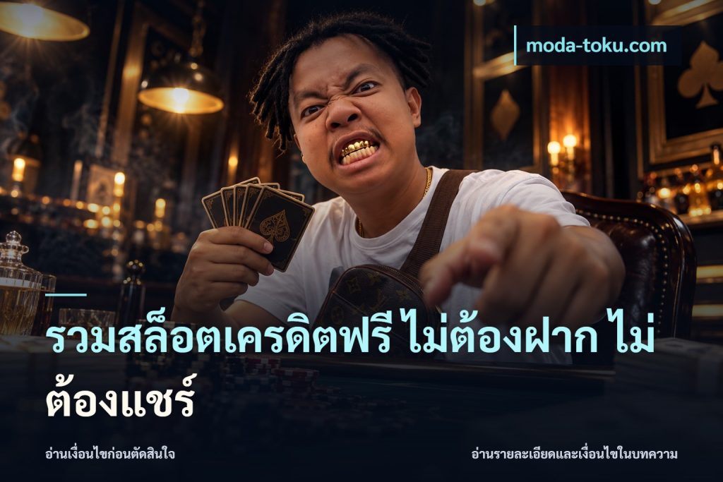 รวมสล็อตเครดิตฟรี ไม่ต้องฝาก ไม่ต้องแชร์