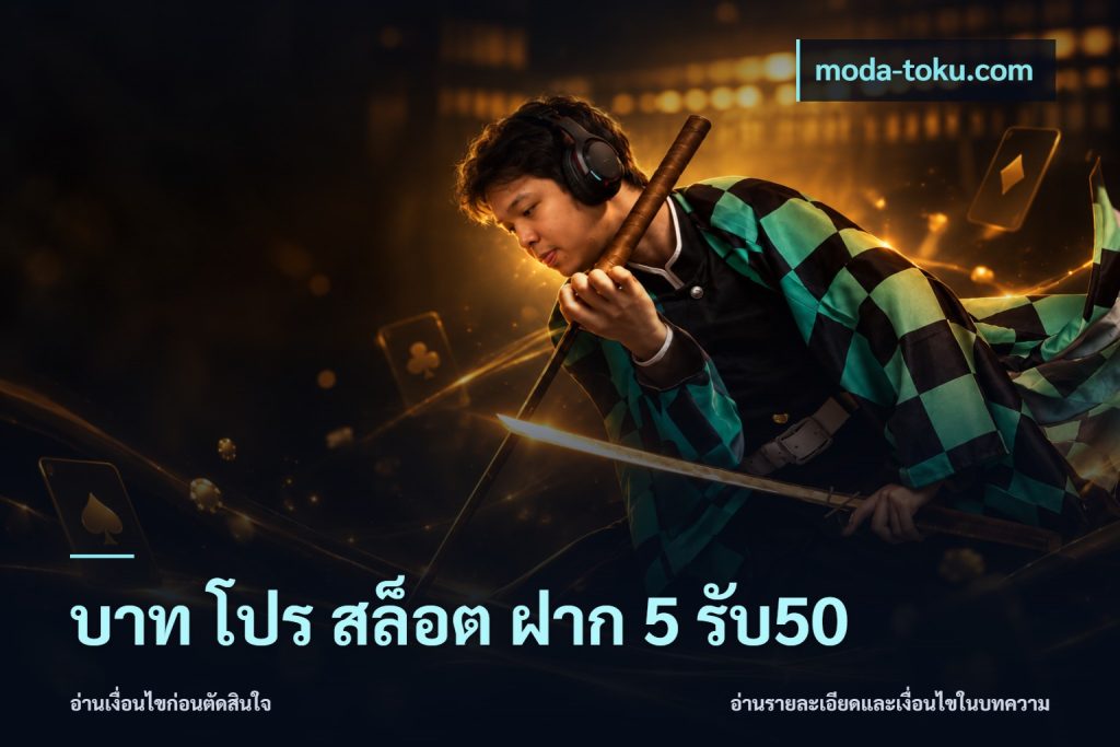 บาท โปร สล็อต ฝาก 5 รับ50