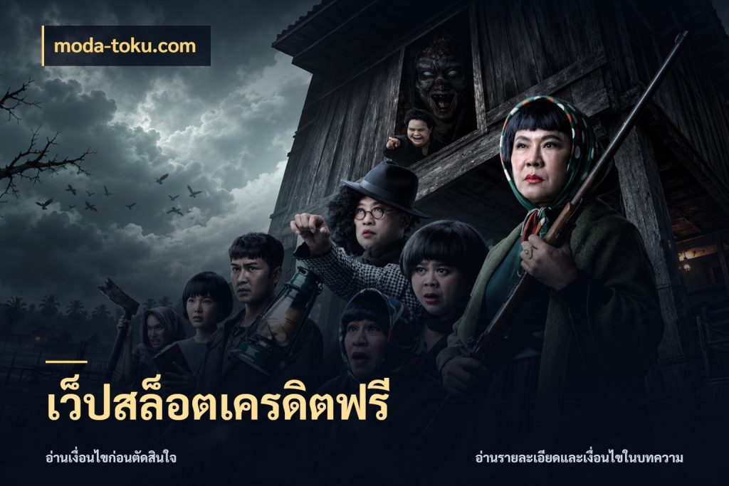 เว็ปสล็อตเครดิตฟรี เครดิตฟรีกับจังหวะลุ้นที่คุณเลือก กับ moda-toku.com