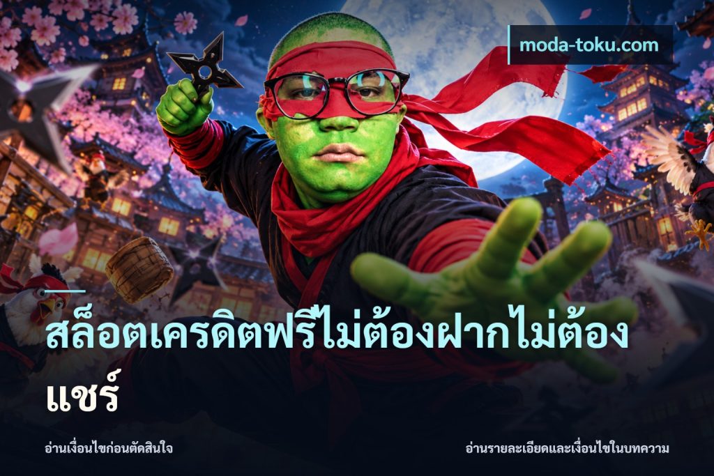 สล็อตเครดิตฟรีไม่ต้องฝากไม่ต้องแชร์