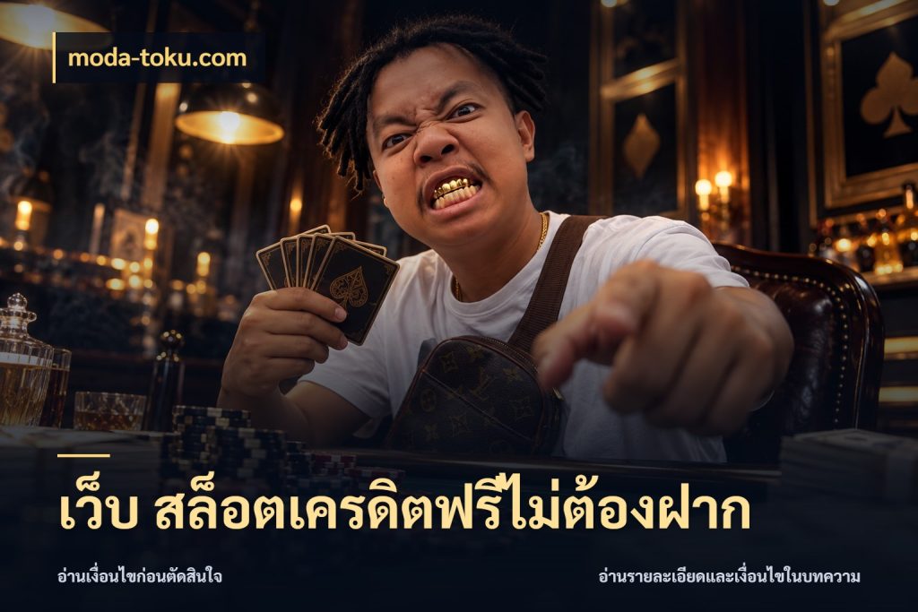 เว็บ สล็อตเครดิตฟรีไม่ต้องฝาก ชนิดเครดิตกับสิทธิ์ที่คุณอยากรู้ ในมุม moda-toku.com