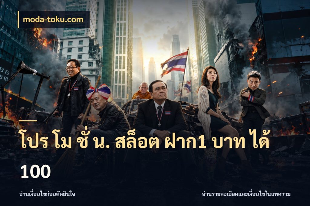 โปร โม ชั่ น. สล็อต ฝาก1 บาท ได้ 100 โปรกับเกมที่ชอบเลือกให้ตรงสไตล์ กับ moda-toku.com