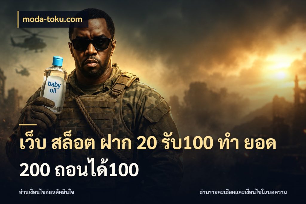 เว็บ สล็อต ฝาก 20 รับ100 ทํา ยอด 200 ถอนได้100 เครดิตกับรูปแบบโปรที่ตรงใจ กับ moda-toku.com