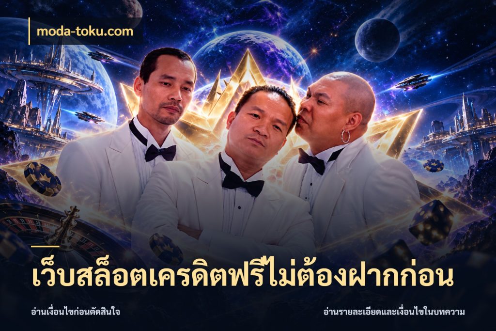 เว็บสล็อตเครดิตฟรีไม่ต้องฝากก่อน moda-toku.com เลือกสไตล์ความสนุกจากรูปแบบเครดิต