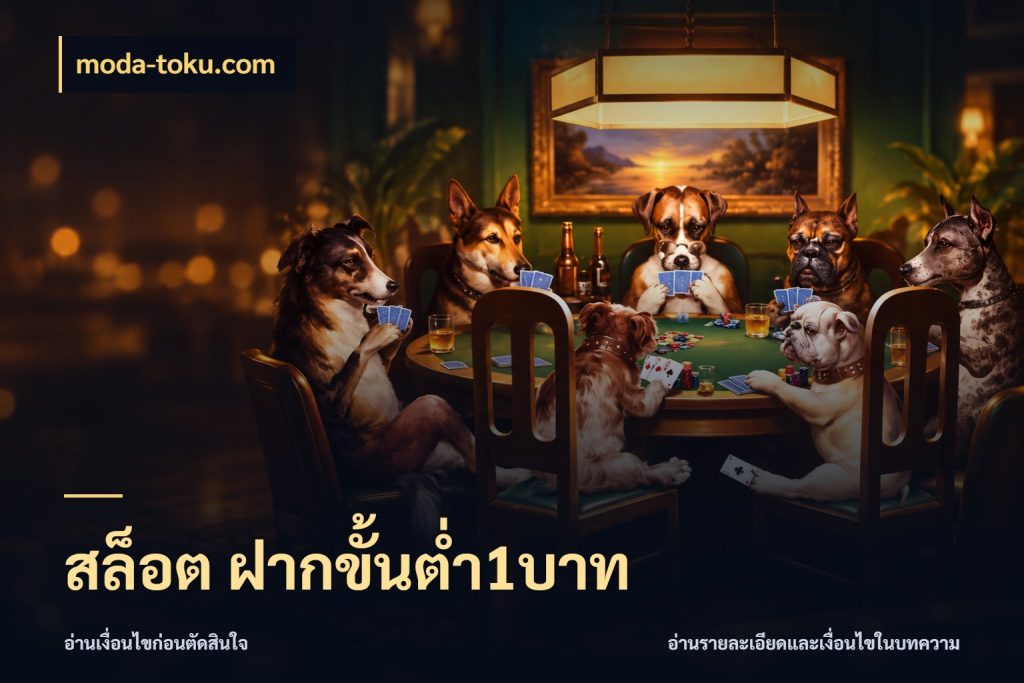 สล็อต ฝากขั้นต่ำ1บาท ทุนเบาก็มีสีสันในจังหวะของคุณ สไตล์ moda-toku.com