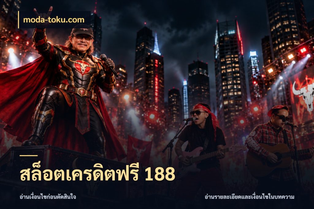 สล็อตเครดิตฟรี 188 สีสันของเครดิตฟรีและเกมแนวที่ชอบ สไตล์ moda-toku.com