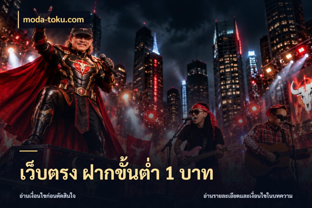 เว็บตรง ฝากขั้นต่ำ 1 บาท ยอดเริ่มต้นน่าจับตากับสิทธิ์ที่เกี่ยวข้อง กับ moda-toku.com