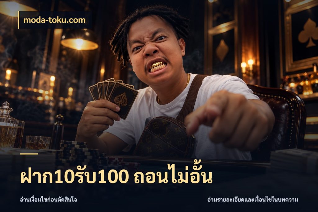 ฝาก10รับ100 ถอนไม่อั้น จับประเด็นยอดรับก่อนเลือกความสนุก สไตล์ moda-toku.com