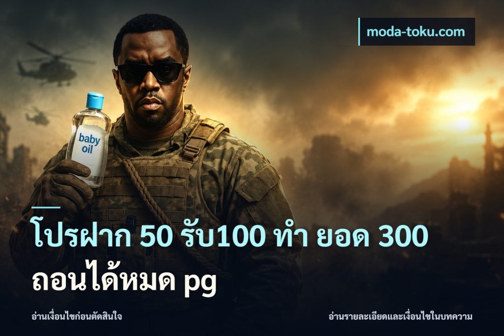 โปรฝาก 50 รับ100 ทํา ยอด 300 ถอนได้หมด pg