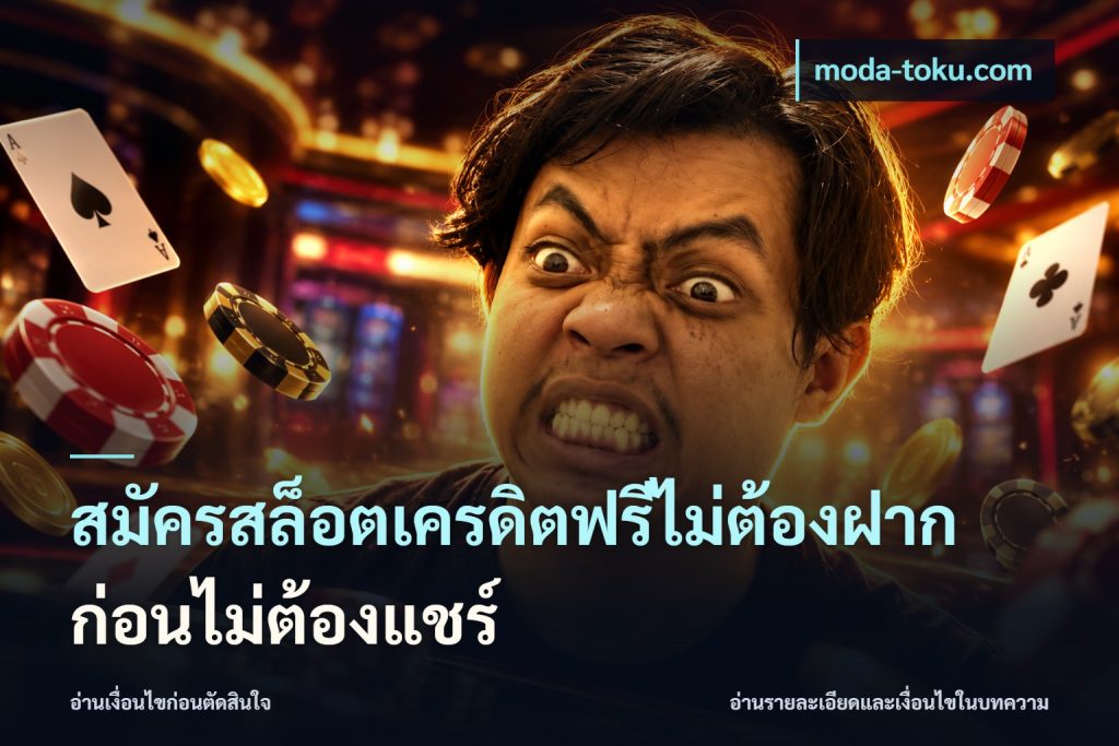 สมัครสล็อตเครดิตฟรีไม่ต้องฝากก่อนไม่ต้องแชร์