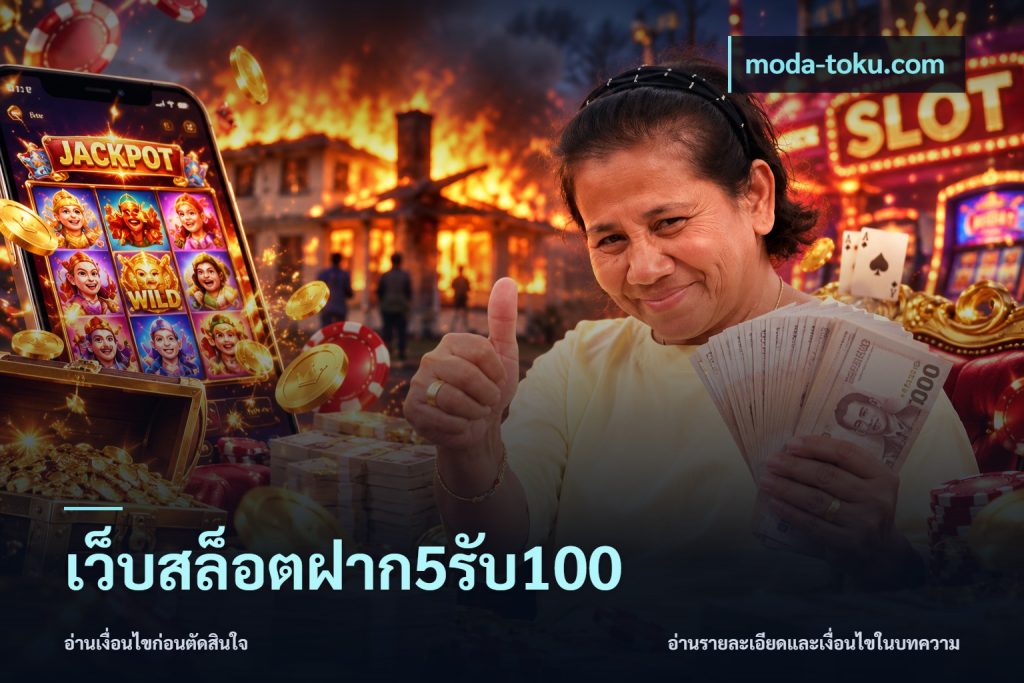 เว็บสล็อตฝาก5รับ100