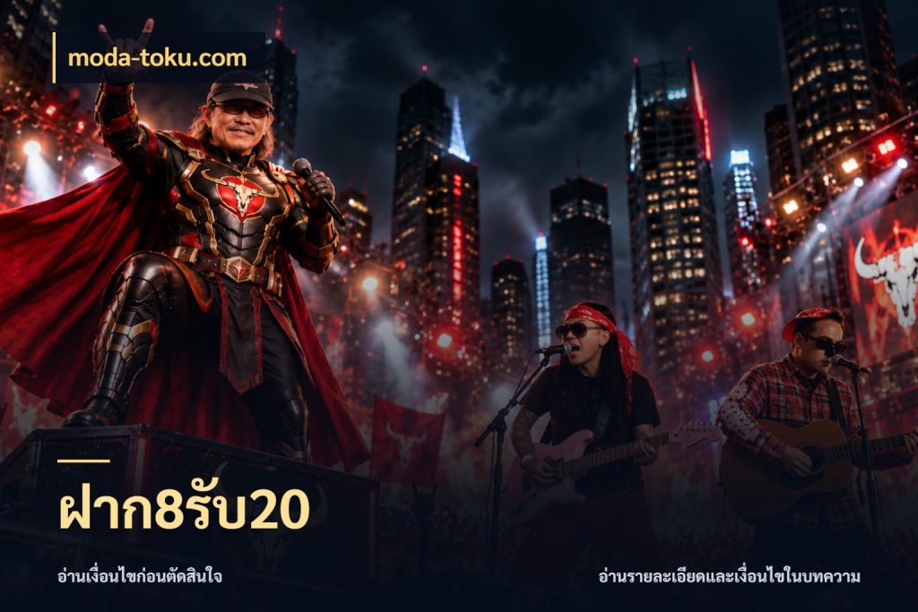 ฝาก8รับ20 โปรกับเกมที่ชอบเลือกให้ตรงสไตล์ ในมุม moda-toku.com