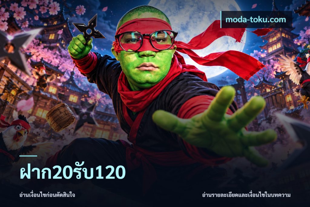 ฝาก20รับ120
