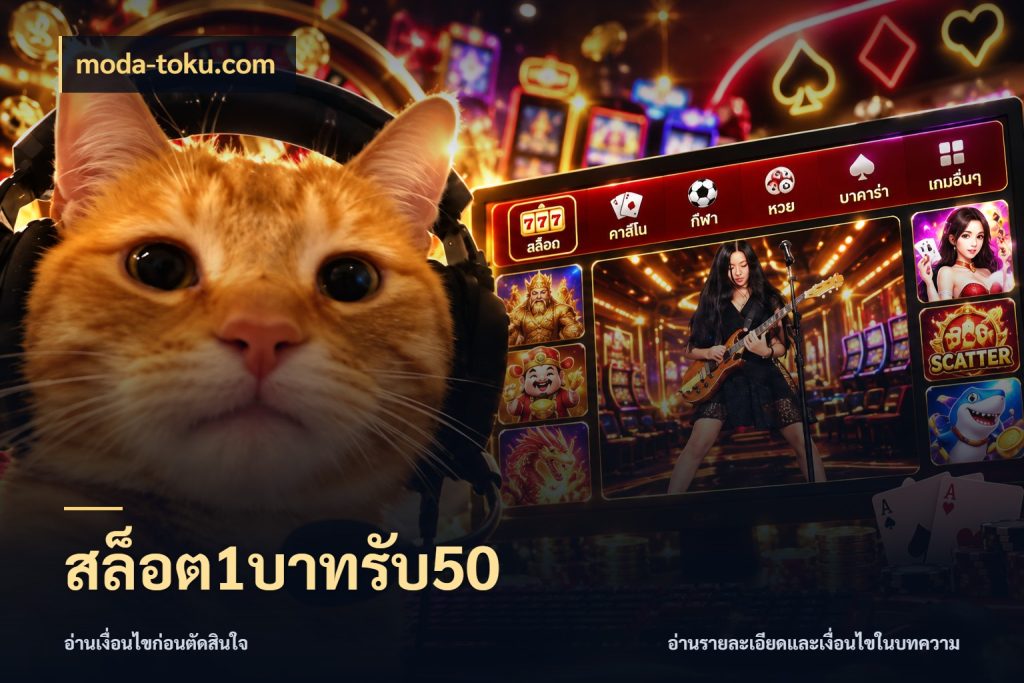 สล็อต1บาทรับ50 จับประเด็นยอดรับก่อนเลือกความสนุก ในมุม moda-toku.com