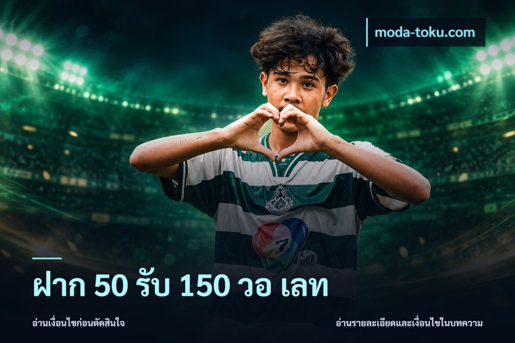 ฝาก 50 รับ 150 วอ เลท