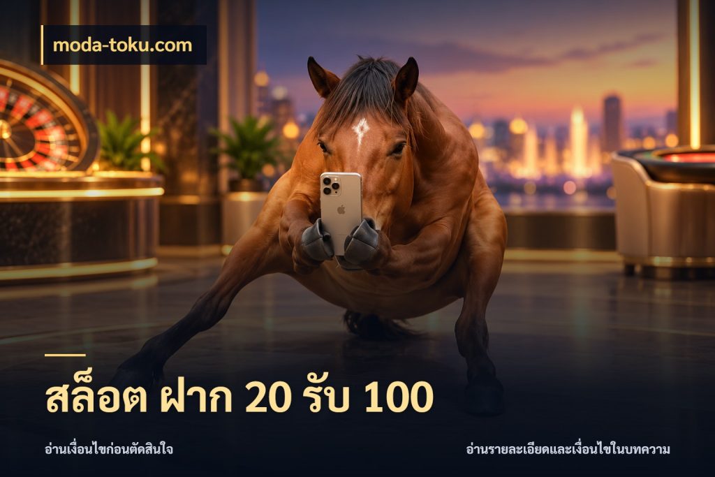 สล็อต ฝาก 20 รับ 100 จับคู่โบนัสกับสไตล์เกมที่ชอบ ในมุม moda-toku.com