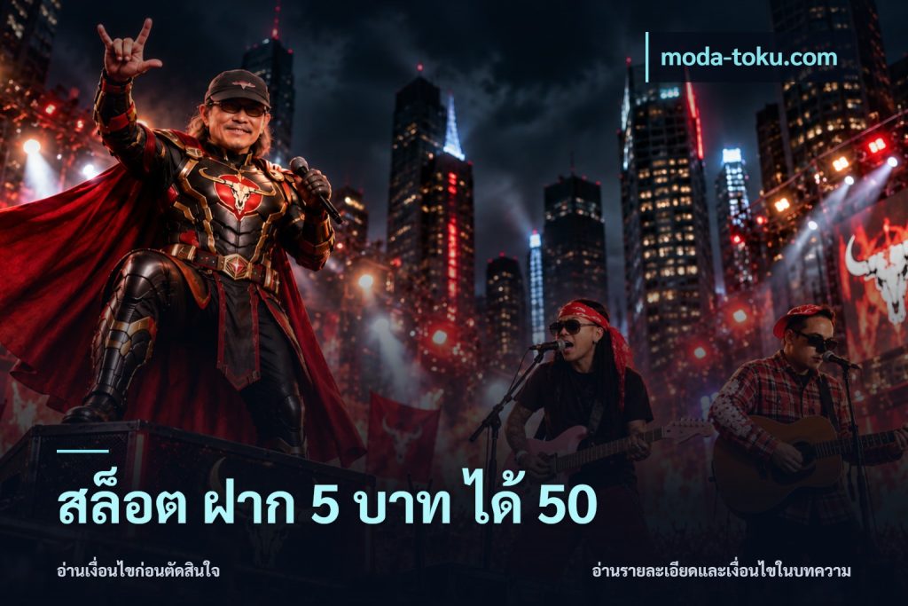 สล็อต ฝาก 5 บาท ได้ 50