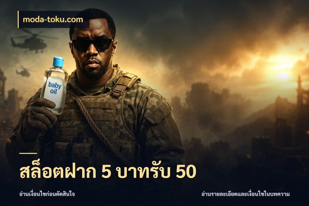 สล็อตฝาก 5 บาทรับ 50 โปรยอดรับที่สายเกมสนใจ กับ moda-toku.com