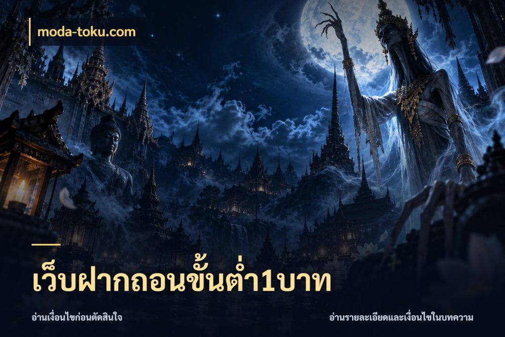 เว็บฝากถอนขั้นต่ำ1บาท ทุนเบาก็มีสีสันในจังหวะของคุณ กับ moda-toku.com