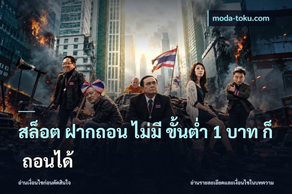 สล็อต ฝากถอน ไม่มี ขั้นต่ำ 1 บาท ก็ ถอนได้