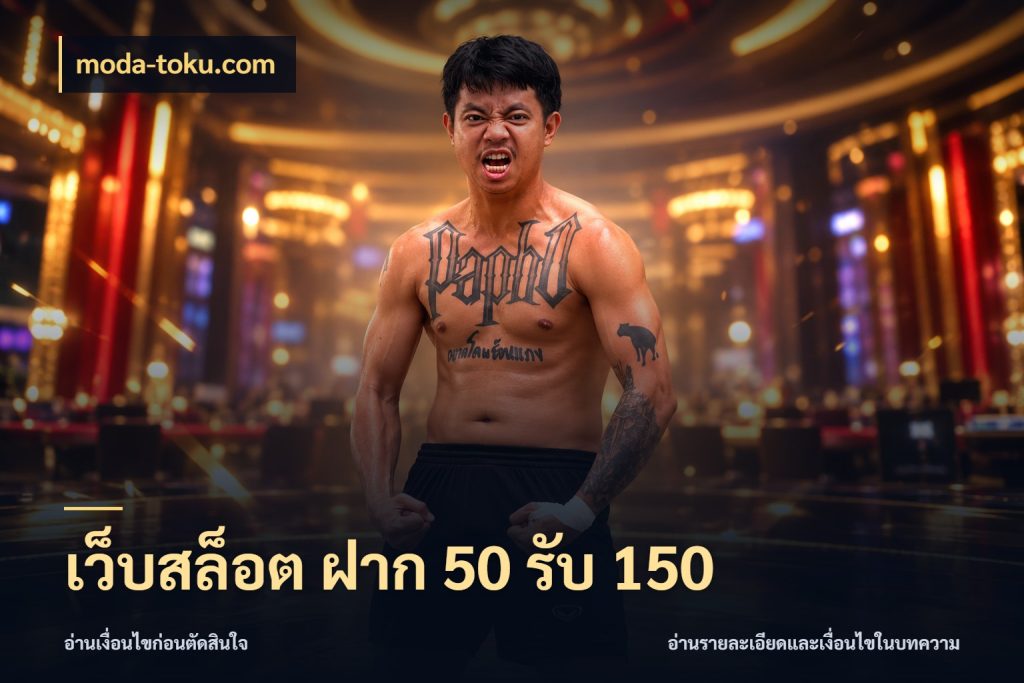 เว็บสล็อต ฝาก 50 รับ 150 เปิดมุมโปรให้เข้ากับเกมแนวโปรด กับ moda-toku.com