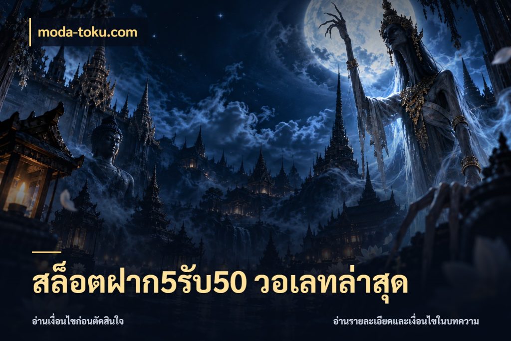 สล็อตฝาก5รับ50 วอเลทล่าสุด moda-toku.com รูปแบบโบนัสกับสิทธิ์ของสายเกม