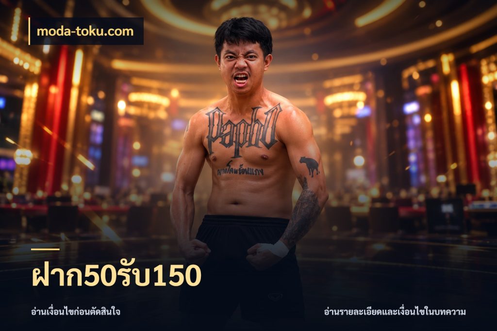 ฝาก50รับ150 moda-toku.com รูปแบบโบนัสกับสิทธิ์ของสายเกม