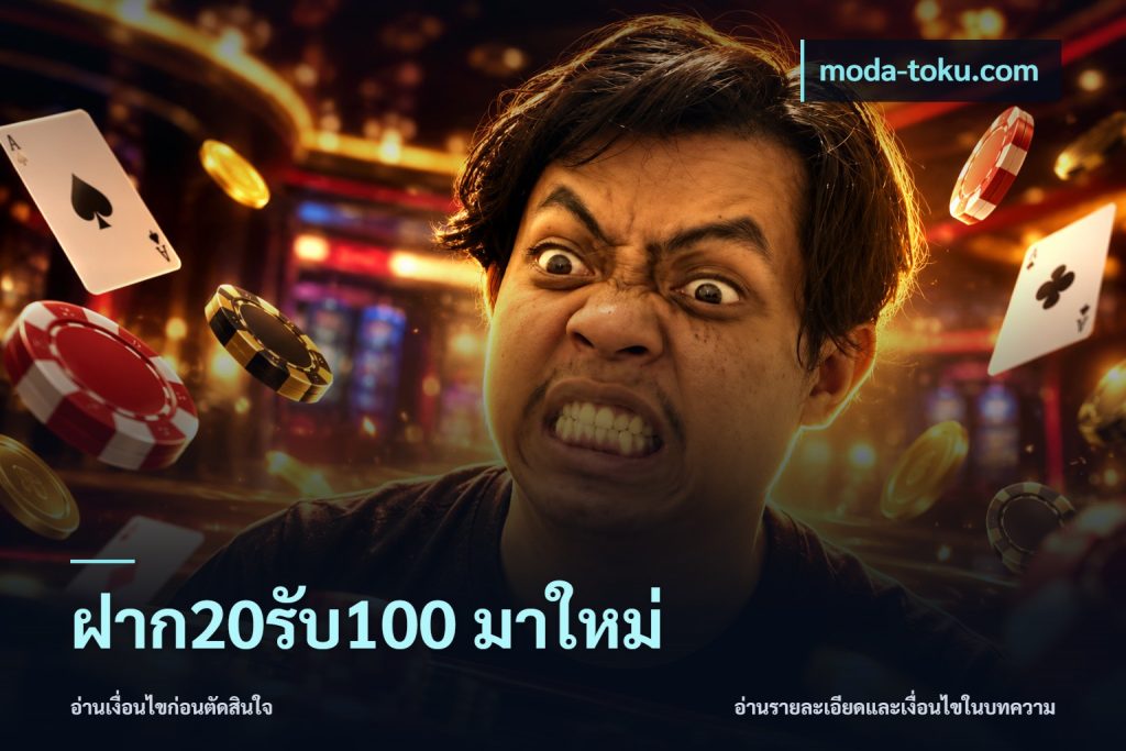 ฝาก20รับ100 มาใหม่