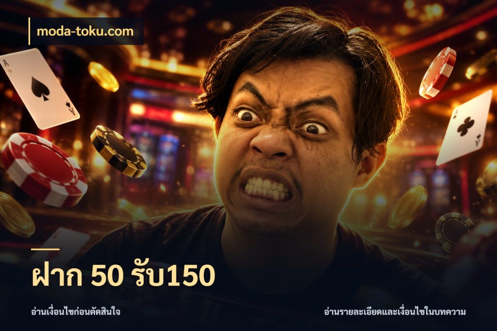 ฝาก 50 รับ150 สนุกกับตัวเลือกโปรในสไตล์ของคุณ สไตล์ moda-toku.com