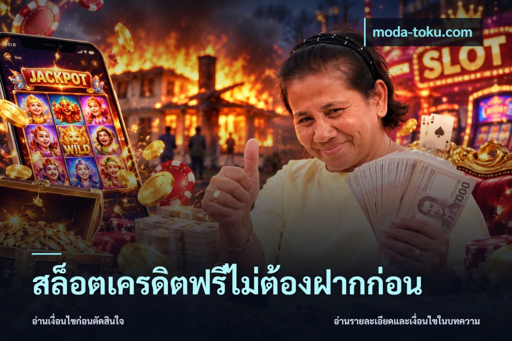 สล็อตเครดิตฟรีไม่ต้องฝากก่อน