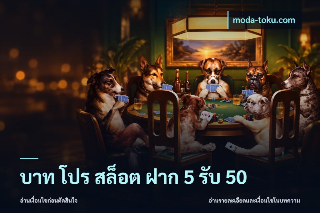 บาท โปร สล็อต ฝาก 5 รับ 50