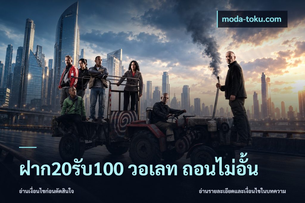 ฝาก20รับ100 วอเลท ถอนไม่อั้น