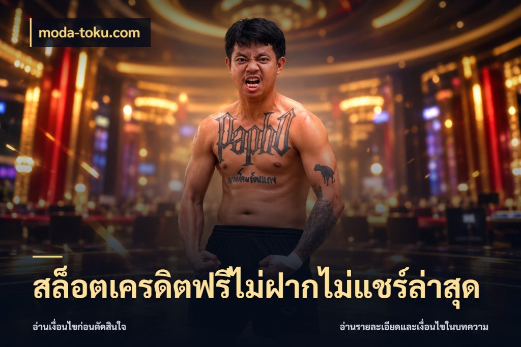 สล็อตเครดิตฟรีไม่ฝากไม่แชร์ล่าสุด สิทธิ์ที่สายโบนัสสนใจกับวิธีรับ ในมุม moda-toku.com