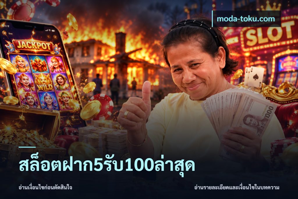 สล็อตฝาก5รับ100ล่าสุด