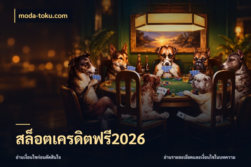 สล็อตเครดิตฟรี2026 moda-toku.com เปิดประเด็นเครดิตฟรีสำหรับคนชอบลุ้น