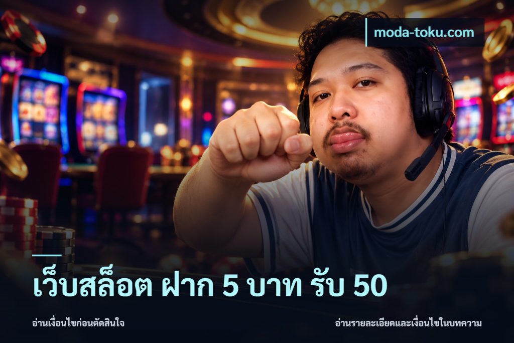 เว็บสล็อต ฝาก 5 บาท รับ 50