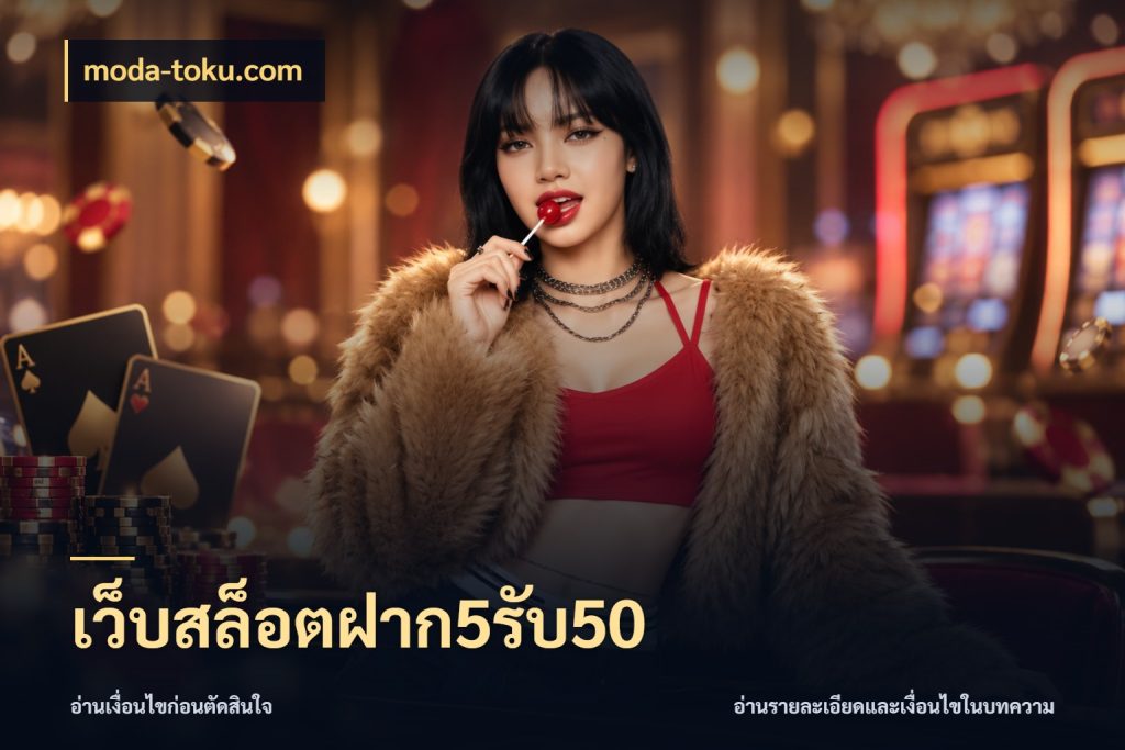 เว็บสล็อตฝาก5รับ50 รูปแบบโบนัสกับสิทธิ์ของสายเกม ในมุม moda-toku.com