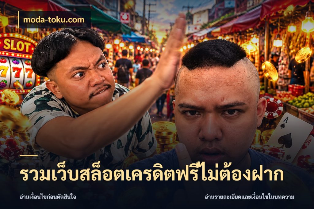 รวมเว็บสล็อตเครดิตฟรีไม่ต้องฝาก moda-toku.com สิทธิ์ที่สายโบนัสสนใจกับวิธีรับ