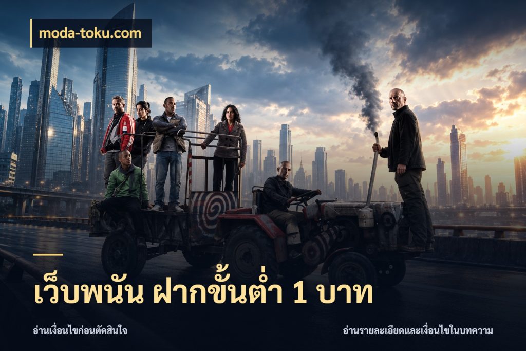 เว็บพนัน ฝากขั้นต่ำ 1 บาท เปิดมุมยอดเริ่มต้นสำหรับคนชอบเกม สไตล์ moda-toku.com