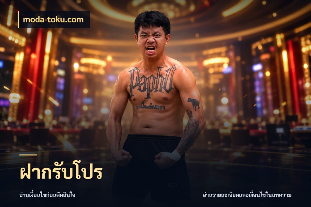 ฝากรับโปร รูปแบบโบนัสกับสิทธิ์ของสายเกม ในมุม moda-toku.com