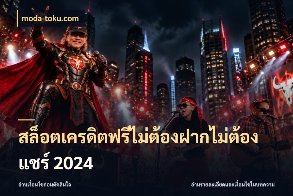 สล็อตเครดิตฟรีไม่ต้องฝากไม่ต้องแชร์ 2024 moda-toku.com เครดิตฟรีกับจังหวะลุ้นที่คุณเลือก