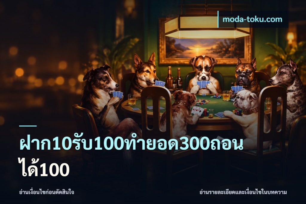 ฝาก10รับ100ทํายอด300ถอนได้100