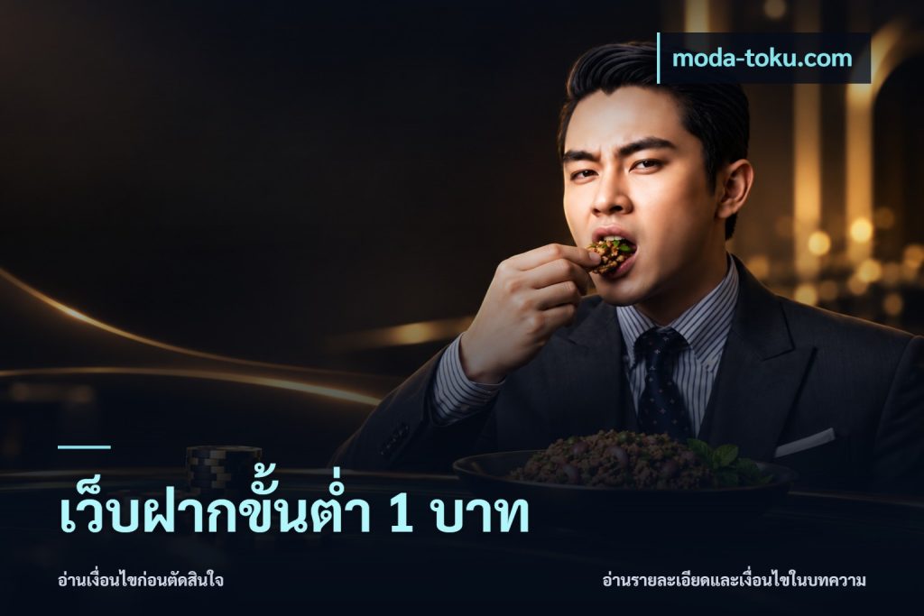 เว็บฝากขั้นต่ำ 1 บาท