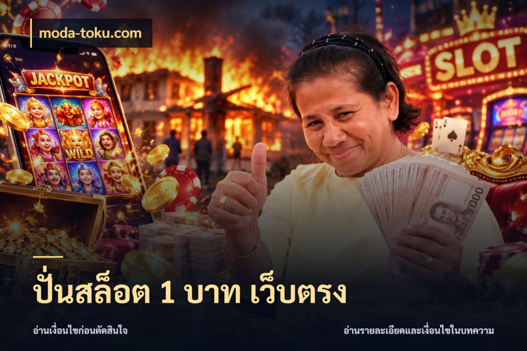 ปั่นสล็อต 1 บาท เว็บตรง เกมที่ชอบในขอบเขตเงินของตัวเอง ในมุม moda-toku.com