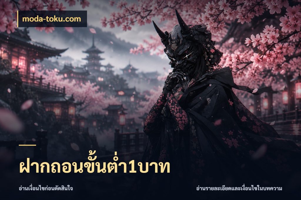ฝากถอนขั้นต่ำ1บาท สายทุนน้อยเลือกความสนุกให้พอดี สไตล์ moda-toku.com