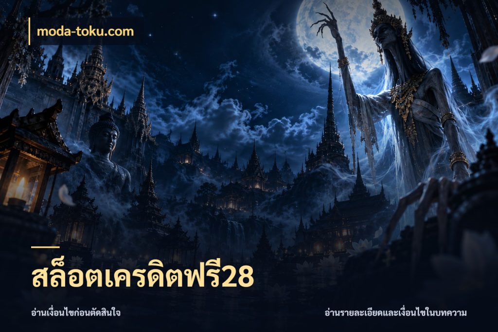 สล็อตเครดิตฟรี28 รู้จักยอดและขอบเขตของเครดิตฟรี ในมุม moda-toku.com